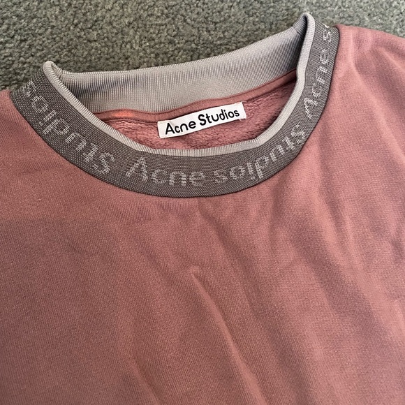 Acne Studios Logo Rib Sweatshirt - Picture 6 of 7